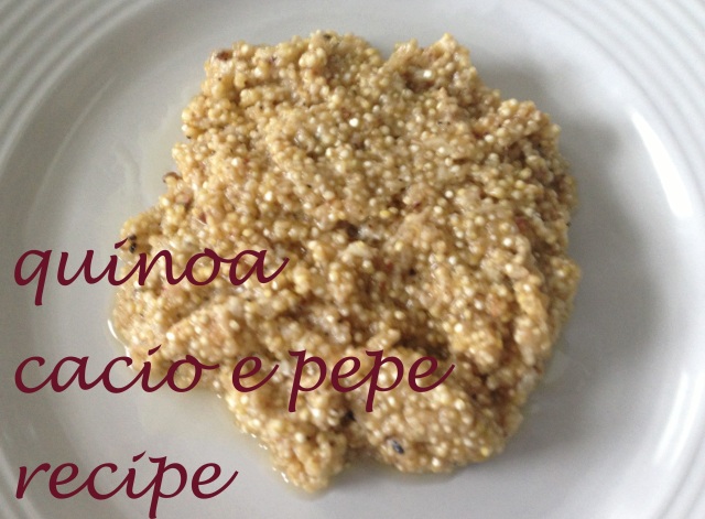 quinoa caco e pepe