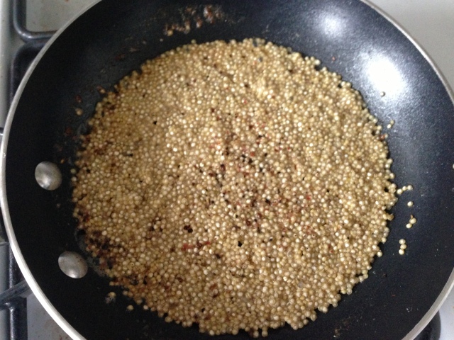 quinoa in butter